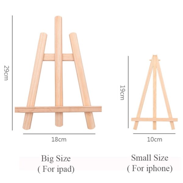 Support pour téléphone et tablette en bois de style Ins – Image 6