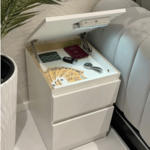 Commode coffre sécurisée – Grande taille avec ouverture par carte