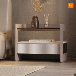 Table de chevet minimaliste italienne pour chambre à coucher moderne
